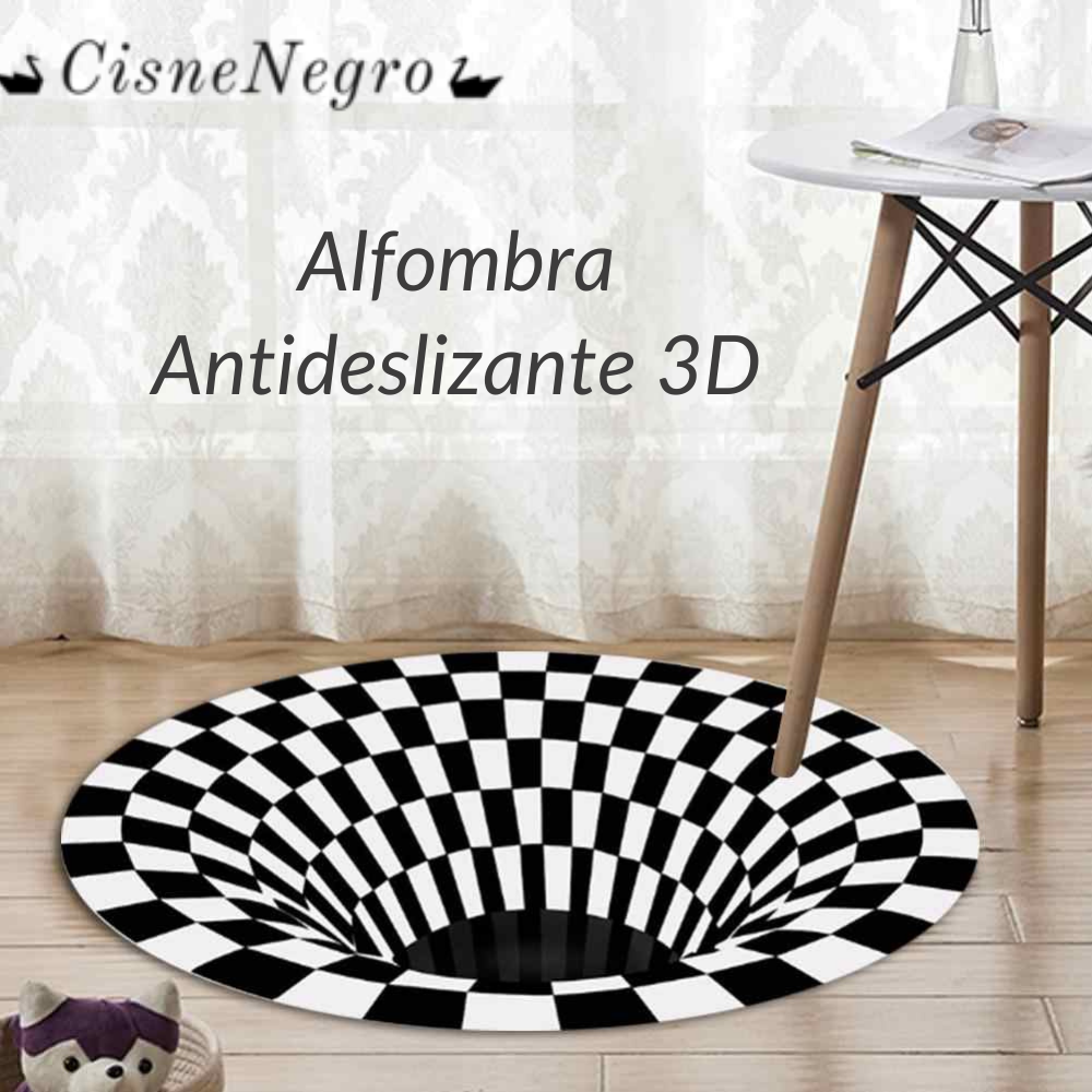 Alfombra Antideslizante 3D - 80cm de diametro